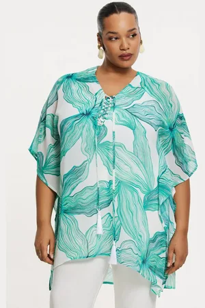 Yoek Shirttop Damen Kaftan mit Druck - Verkäufer: