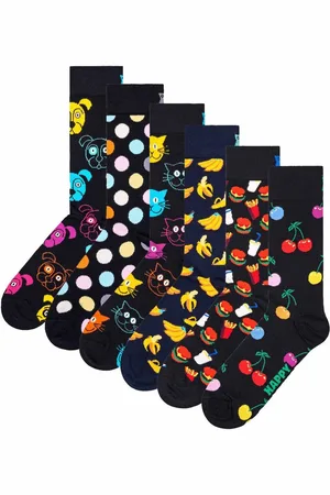 Happy Socks Kurzsocken Unisex Socken 6er Pack Baumwolle (Packung, 6er Pack) - Verkäufer: Yourfashionplace