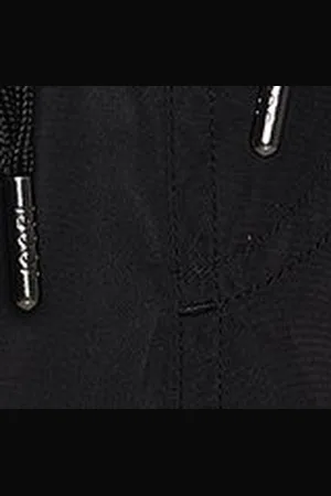 JOOP! Badeshorts Solid Cornflower-Logo, kurze Seitenschlitze