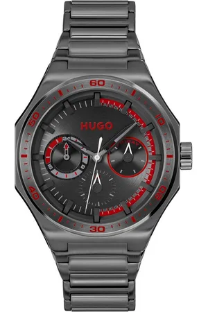 HUGO BOSS Multifunktionsuhr #GRAIL SPORT 1530401, Quarzuhr, Armbanduhr, Herrenuhr, Edelstahlarmband, analog