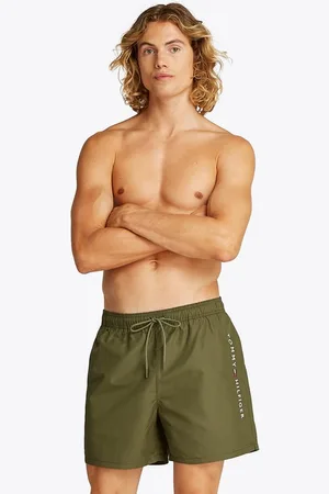 Tommy Hilfiger Badeshorts MEDIUM DRAWSTRING mit Logostickerei an der Hüfte