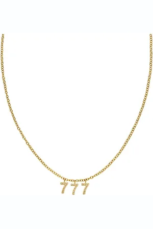 Purelei Kette mit Anhänger Schmuck Geschenk Angel Numbers, 23401, 111-222-444-777, mit Zirkonia (synth)