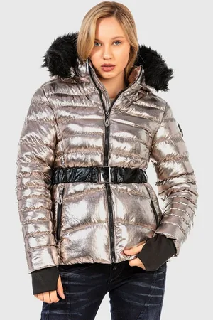 Cipo & Baxx Winterjacke WINTER JACKET modernes Design mit hohem Tragekomfort