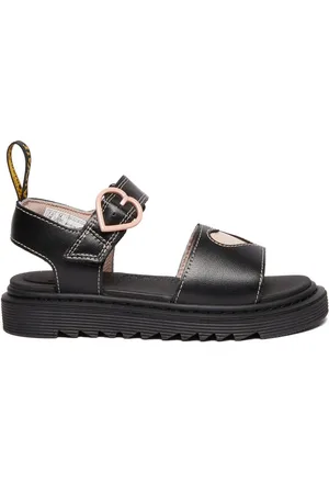 Dr. Martens Marlowe Kinder Plateausandale Plateausandale, Sommerschuh mit Herzchen Applikation