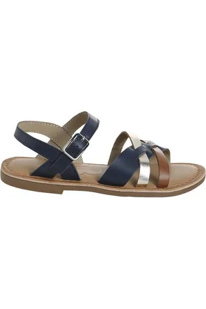 Vertbaudet Kinder Leder-Sandalen mit Schnalle und Anziehtrick Sandale Anziehtrick - Verkäufer: