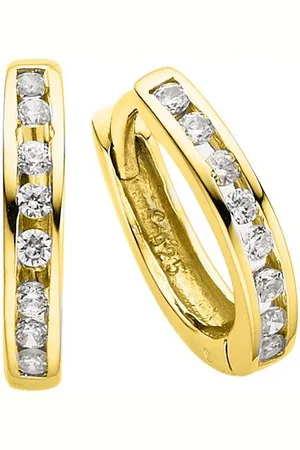 Bruno Banani Paar Creolen Schmuck Geschenk Silber 925 Ohrschmuck Ohrringe, mit Zirkonia (synth)