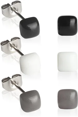 ALEXASCHA Ohrstecker-Set Geometrische Ohrringe 3er Set • 4mm - Verkäufer: