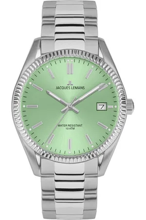 Jacques Lemans Quarzuhr Derby 50-3F, Armbanduhr,Herrenuhr,Damenuhr,Edelstahlarmband,bis 10 bar wasserd.