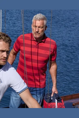 HAJO Poloshirt Pikee-Poloshirt mit Zweiton-Blockstreifen - Verkäufer: Mode