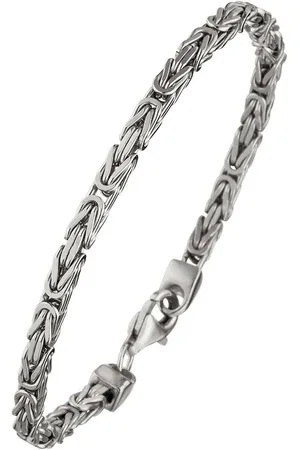 Jobo Armband, Königsarmband 925 Silber 3,1 mm 21 cm