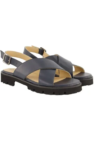 Ulla Popken Leder-Sandaletten Kreuzriemen Weite H Sandalette - Verkäufer: Popken Fashion Group