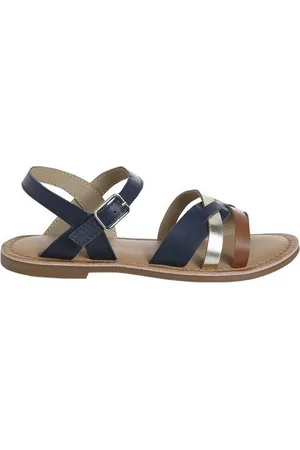 Vertbaudet Kinder Riemchen-Sandalen aus Leder Sandale - Verkäufer: