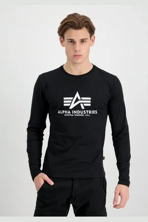 Alpha Industries Longsleeve Men - Longsleeves Basic T - Longsleeve
