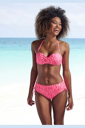 ELBSAND Bügel-Bandeau-Bikini-Top Letra, mit tollem Wording