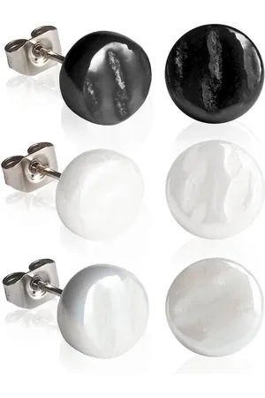 ALEXASCHA Ohrstecker-Set Ohrstecker 3er Set aus Glas • 8mm - Verkäufer: