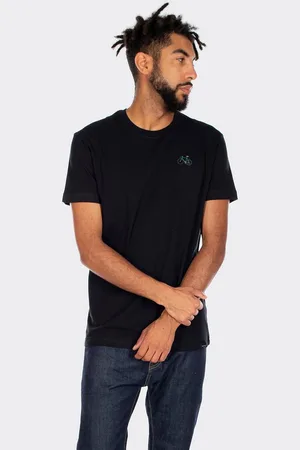 Iriedaily T-Shirt - Basic T-Shirt - Schwarzes T-Shirt - Fahrradmotiv - Verkäufer: Schneider Fashion Store