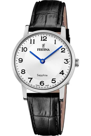 Festina Quarzuhr Damenuhr Leder , (Analoguhr), Damen Armbanduhr rund, Lederarmband , Elegant - Verkäufer: Fit4Style Silberschmuck - IMPPAC