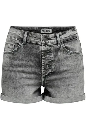 ONLY Shorts ONLHUSH HW BUTTON FOLD UP SHORTS DNM PIM