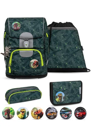 Belmil Rucksack Rucksack Motion ergonomisches Schulranzen Set 5-teilig Green Splash - Verkäufer: miniHeld ®