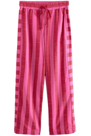 Next Schlupfhose Gestreifte Schlupfhose mit weitem Beinschnitt (1-tlg) - Verkäufer: Germany GmbH