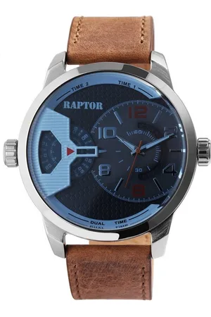Raptor Quarzuhr Duale Herrenuhr "Duale" mit Echt Lederband - Verkäufer: Shaghafi GmbH
