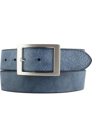 BELTINGER Ledergürtel Herren-Gürtel aus weichem Vollrindleder mit Doppel-Schnalle Vintage-Lo (1-St) weiches Leder, Gürtelschnalle in Altsilber, Vintage - Verkäufer: Brazil Lederwaren