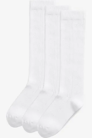Next Kurzsocken Pointelle-Kniestrümpfe im 3er-Pack (3-Paar) - Verkäufer: Germany GmbH