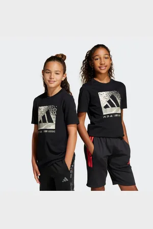 adidas T-Shirt J CAMO LOGO TEE