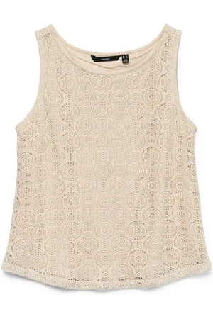 VERO MODA Netzshirt VMMAYA TANK TOP JRS VO