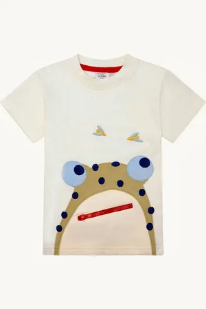 Hust & Claire T-Shirt Anton (1-tlg) Kinder T-Shirt Anton – Frosch-Design mit Reißverschluss-Detail - Verkäufer: Kiki Kindermode Sweet Kids