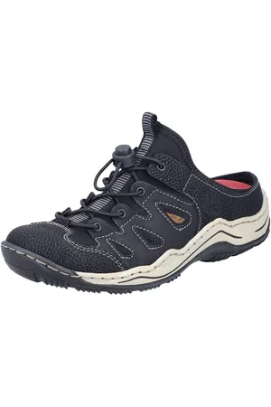 Rieker Clog, Sabot, Schlupfschuh, Schlappen in schmaler Form