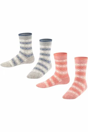 ESPRIT Socken Geo Pattern 2-Pack (2-Paar) aus Biobaumwolle - Verkäufer: FALKE