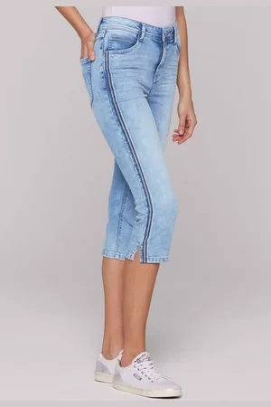 Soccx Jeansshorts mit hoher Leibhöhe