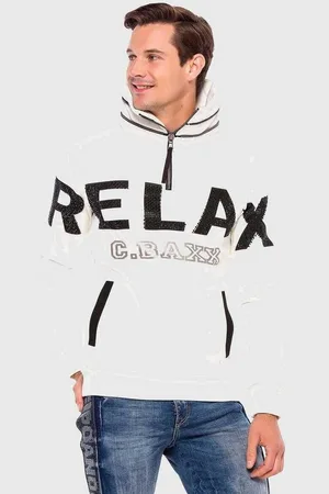 Cipo & Baxx Sweatshirt Sweatshirts mit hohem Kragen