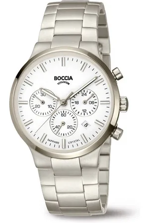 Boccia Chronograph Herrenuhr 3746-01 Titan Chronograph, (1-tlg) - Verkäufer: Juwelier-Bacak