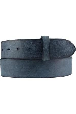 BELTINGER Ledergürtel Wechselgürtel aus weichem Vollrindleder Used-Look 4 cm - Druckknopf-Gü (1-St) - Verkäufer: Brazil Lederwaren
