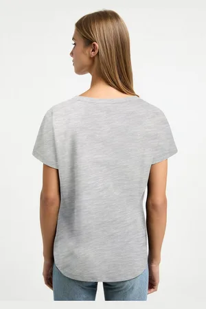 Frieda & Freddies T-Shirt T-Shirt mit Farb- und Materialkombination - Verkäufer: heyconnect