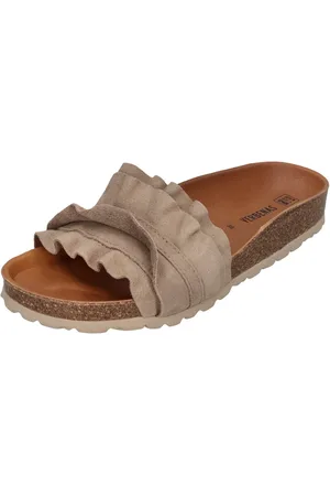 Verbenas ROCIO serraje volante Pantolette Piedra - Verkäufer: Shoedeal Jana Sievers e.K.