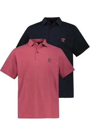 JP 1880 Poloshirt Poloshirts Basic 2er-Pack Piqué gekämmte Baumwolle (2-tlg) - Verkäufer: Popken Fashion Group