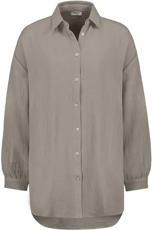 Sublevel Blusenshirt Oversize langram Bluse mit Knopfleiste Crepe Bluse - Verkäufer: ARIZONAS