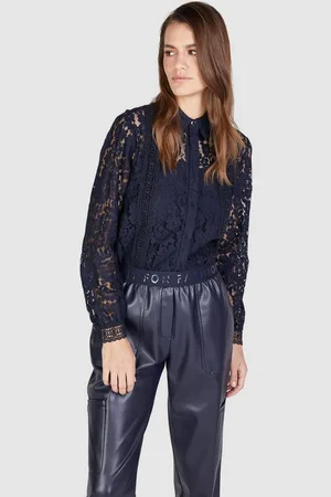 Marc Aurel Spitzenbluse mit Unterziehtop - Verkäufer: