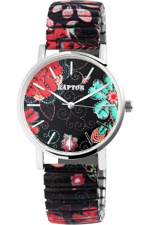 Raptor Quarzuhr Colorful Edition mit Edelstahlzugarmband, 3 ATM, Mineralglas - Verkäufer: Shaghafi GmbH
