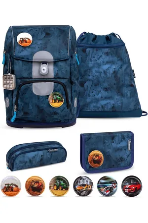 Belmil Rucksack Rucksack Motion ergonomisches Schulranzen Set 5-teilig Blue Splash - Verkäufer: miniHeld ®