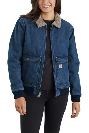 Carhartt Kurzjacke Damen Relaxed Fit - Isolierte Denimjacke mit Sherpa - Verkäufer: Eliware Handelsgesellschaft mbH