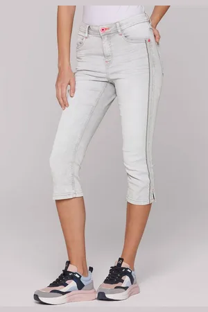 Soccx Slim-fit-Jeans mit Schlitz am Saum
