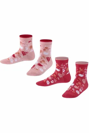 ESPRIT Socken Sweet Flower 2-Pack (2-Paar) mit Blumenmuster - Verkäufer: FALKE