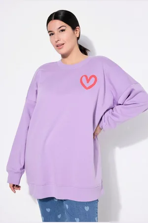 STUDIO UNTOLD Sweatshirt Sweatshirt extra oversized HEARTS-Rückenprint - Verkäufer: Popken Fashion Group