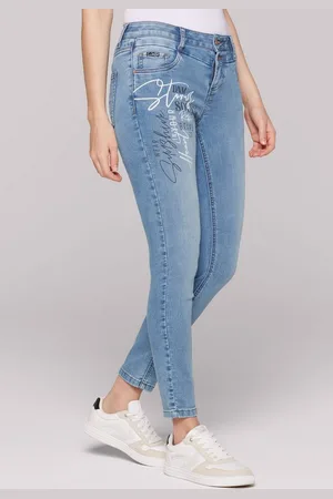 Soccx Slim-fit-Jeans mit verkürztem Bein