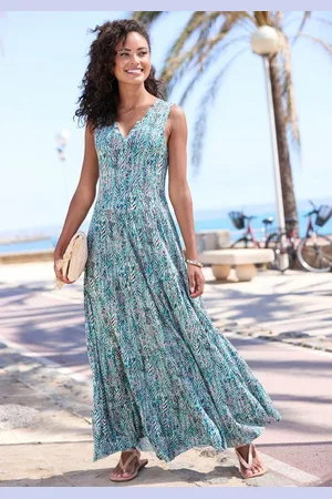 vivance collection Maxikleid mit Alloverdruck
