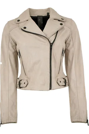 Mauritius Lederjacke G2WBita Bikerjacke im kurzen Cropped-Schnitt aus Lammleder - Verkäufer: LOGWOOD-STORE